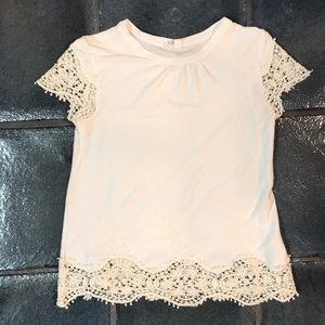 Cute white laced blouse